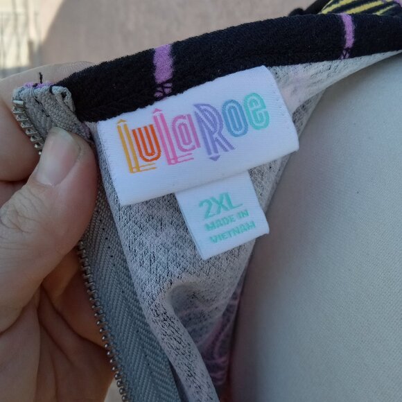 Lularoe Maleficent Dress Disney - Picture 4 of 5